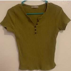 V neck crop top